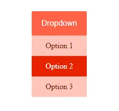 Basic CSS Hover Dropdown Menu